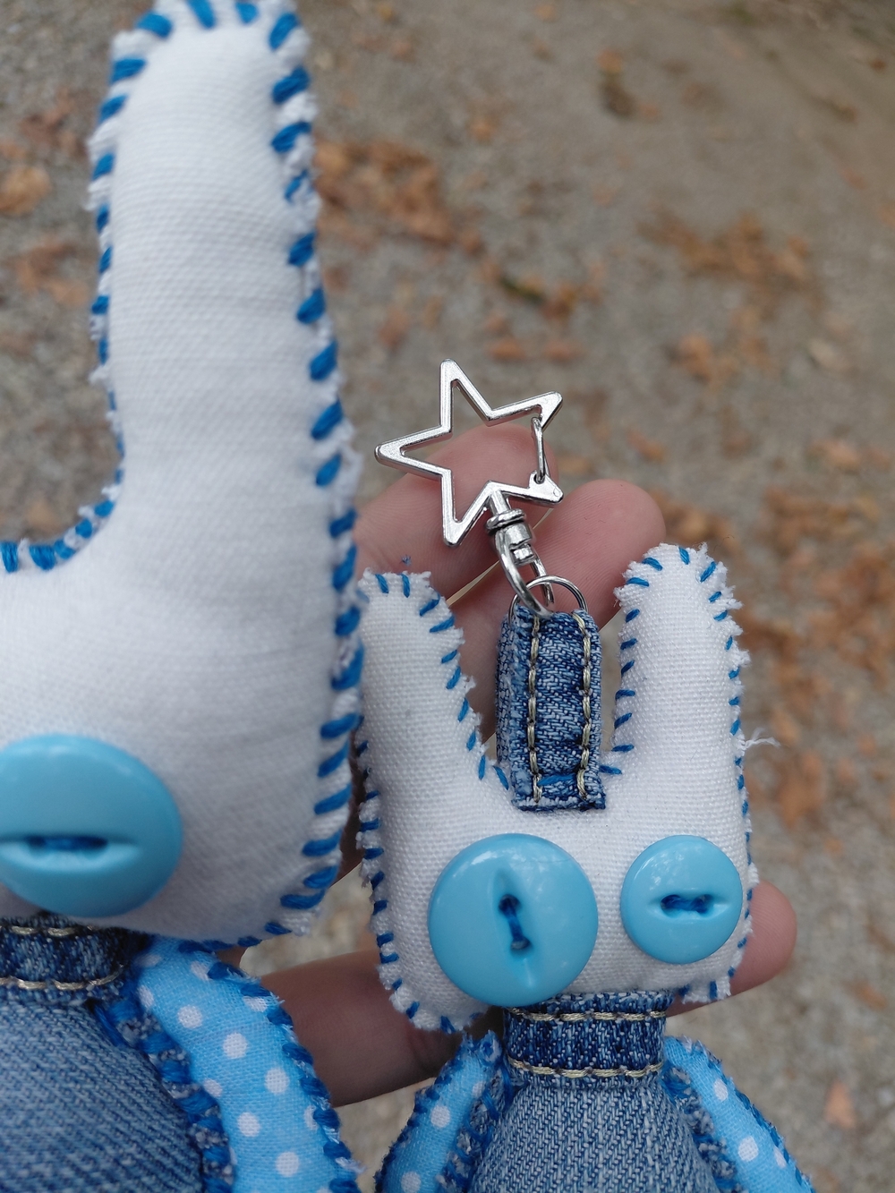 Handmade Plush And Keychain Set - Picture 3 of 4